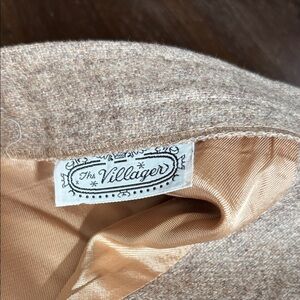 Villager Beige/Tan Pencil Skirt